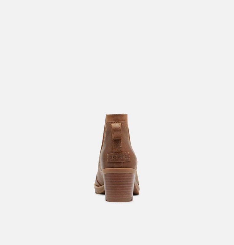 Sorel Dam Stövlar Brun - Cate™ Chelsea Mid - QGV-364081
